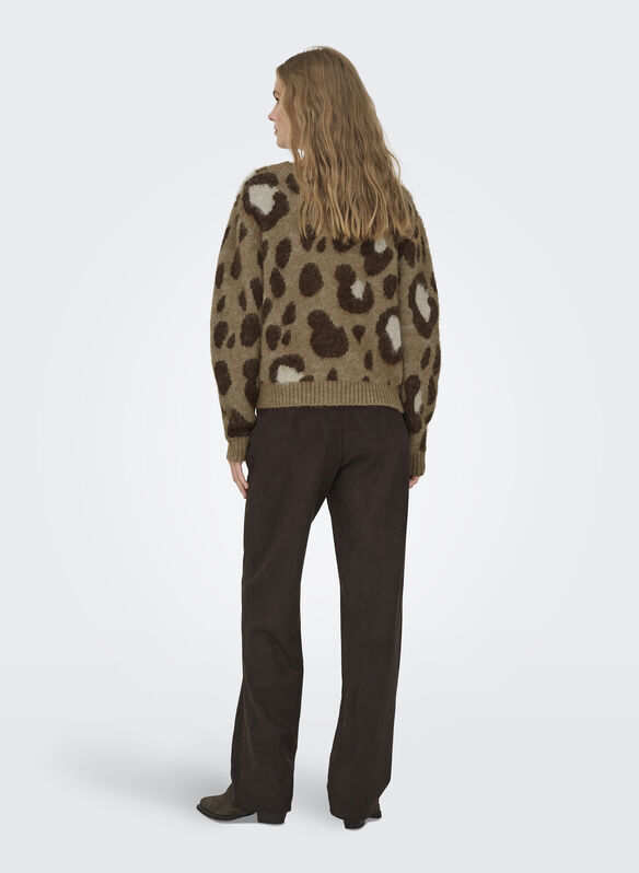 CARDIGAN ONLEDELIE, COCOA CREME, medium