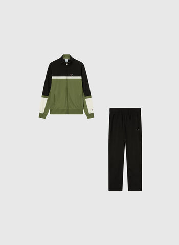 TUTA LEGGERA FULL ZIP, GS156 OLIVEBLK, small