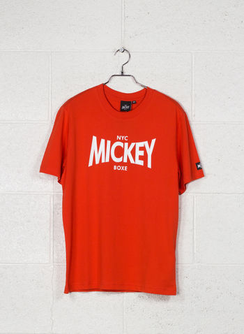 T-SHIRT CLASSIC MIKE LOGO, RED, small