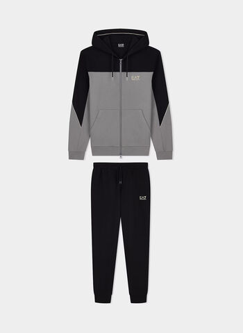 TUTA ATHLETIC FULL ZIP, M8014 GREYBLK, small