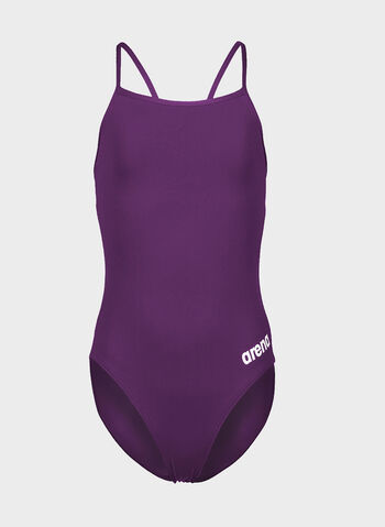 COSTUME CHALLENGE SOLID PLUM RAGAZZA, 911 PLUM, small