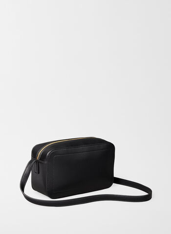 BORSA PER FOTOCAMERA CON MONOGRAMMA STAMPATO, UB1 BLK, small