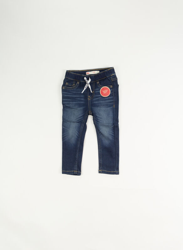 JEANS 5T STRETCH DOBBY SKINNY INFANT, D0F SCURO, medium