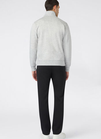 TUTA FULL ZIP MICRO LOGO, EM021 GREYNVY, small