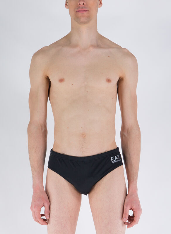 SLIP BEACH MICRO LOGO, 00020 BLK, medium