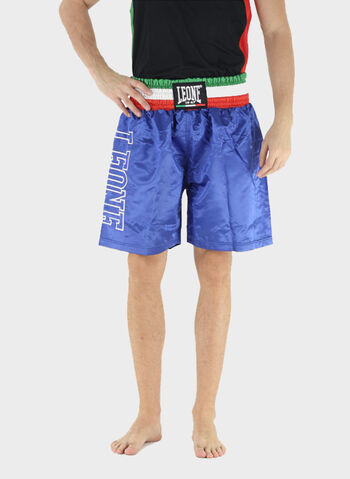 PANTALONCINO BOXE FASCIA TRICOLORE UNISEX, 02 NVY, small