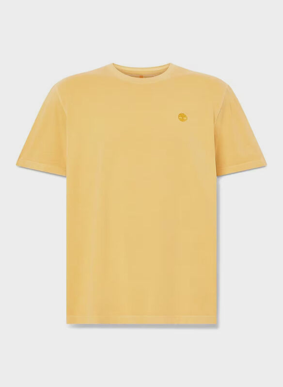 T-SHIRT MICRO LOGO, - YELLOW, medium