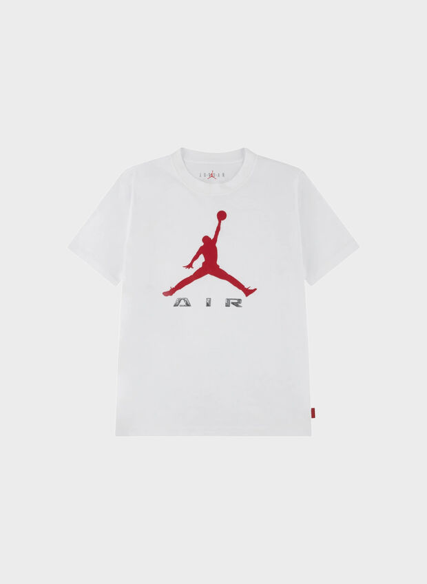 T-SHIRT JORDAN LOGO RAGAZZO, 001 WHT, large