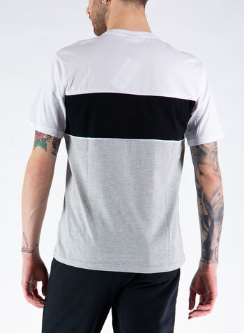 T-SHIRT COLORBLOCK, A495WHTBLKGREY, small