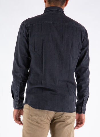 CAMICIA SHERIDAN, BLK DENIM, small