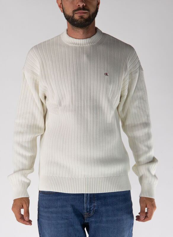 MAGLIONE A COSTINE, YAS LATTE, medium