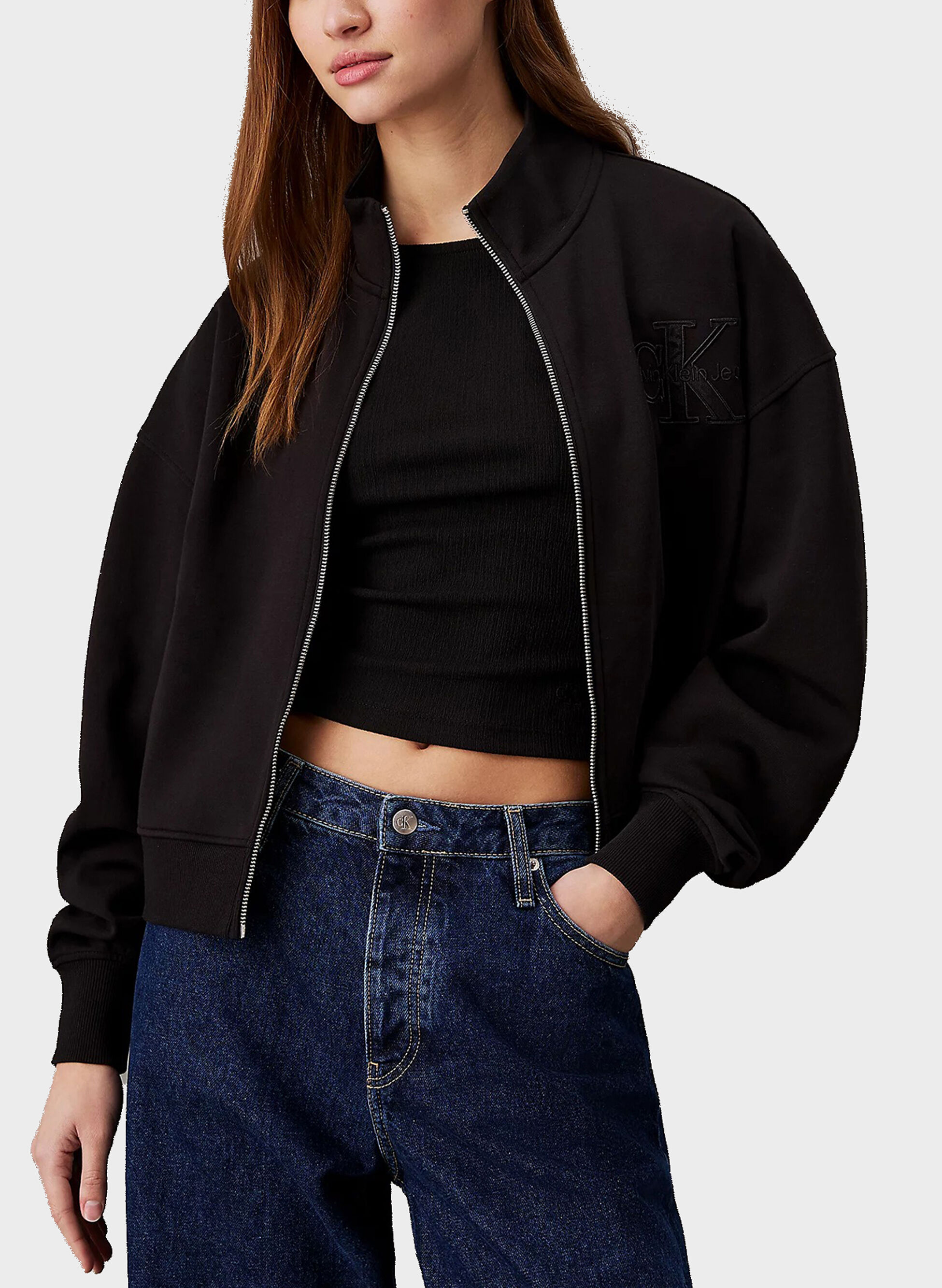 FELPA FULL ZIP CON LOGO M