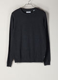 MAGLIONE GIROCOLLO BASIC ESSENTIAL, DARKGREYMEL, thumb
