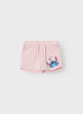 SHORTS ARIKA STITCH BAMBINA, PARFAIT PINK , small
