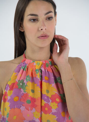 BLUSA SMANICATA FLOWERS, MULTICOLOR, small