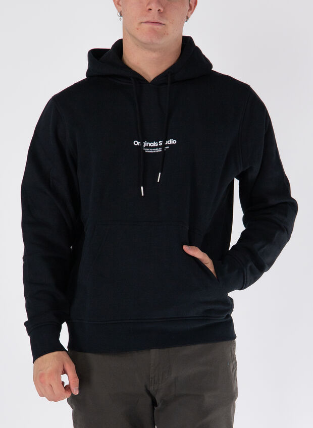 FELPA HOODIE ORIGINAL STUDIO, BLACK, large