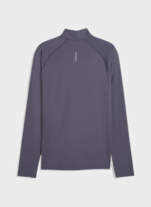 MAGLIA ML 1/2 ZIP RUN VELOCITY, 35 VIOLET, medium
