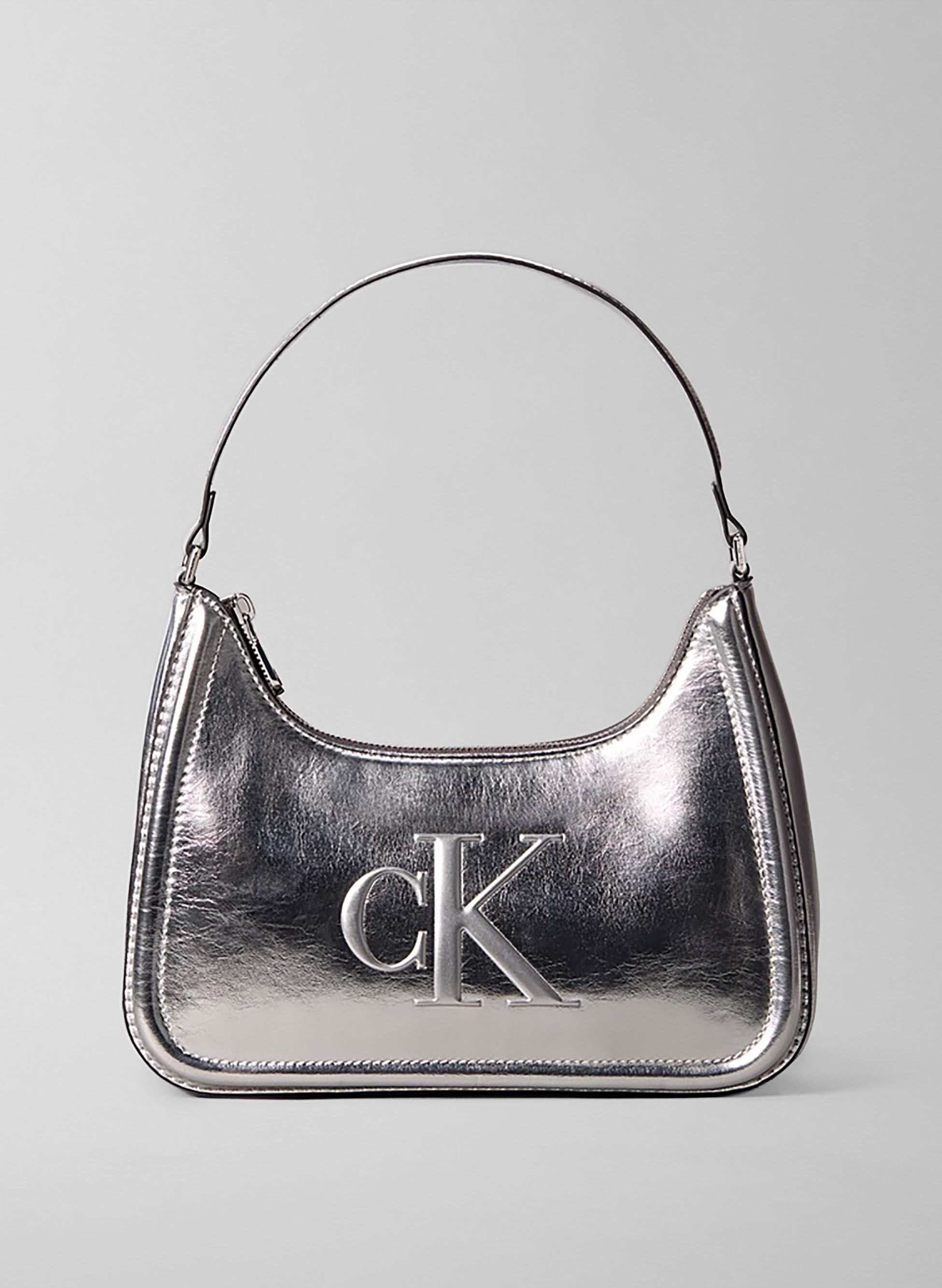 Borsa Da Spalla Con Monogramma In Metallo