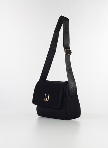 BORSA TRACOLLA PATTINA NEOPRENE, 22222 BLK, small