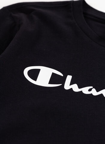 T-SHIRT LOGO CLASSIC RAGAZZO, KK001 BLK, small