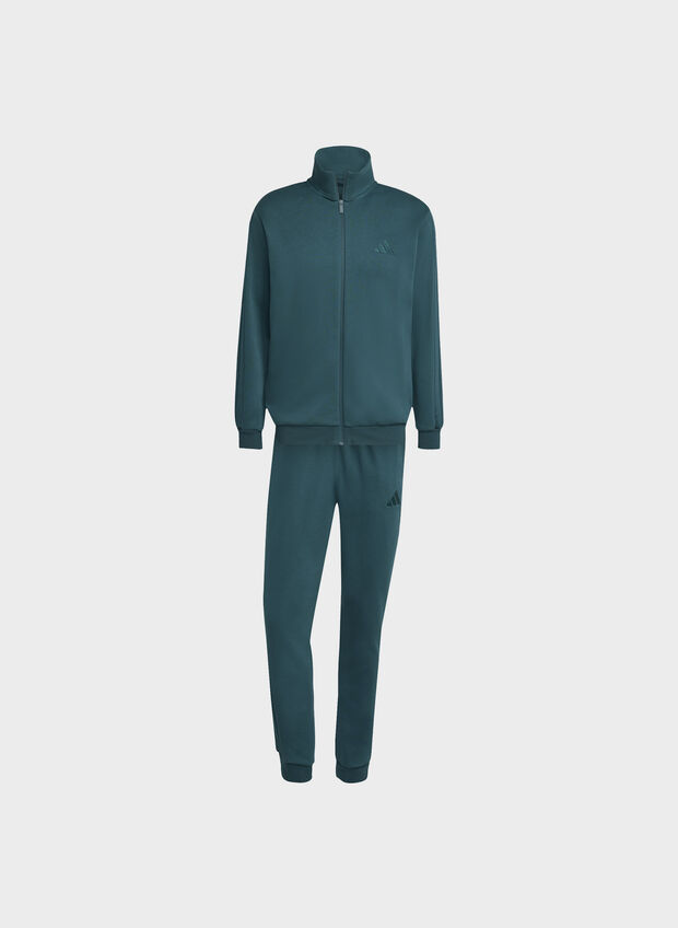 TUTA FULL ZIP BASIC 3 STRISCE TRICOT, BOSCO, large