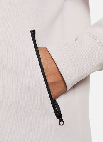 FELPA FULL ZIP TECH RAGAZZA, 019 PLATINUM VIOLET, small