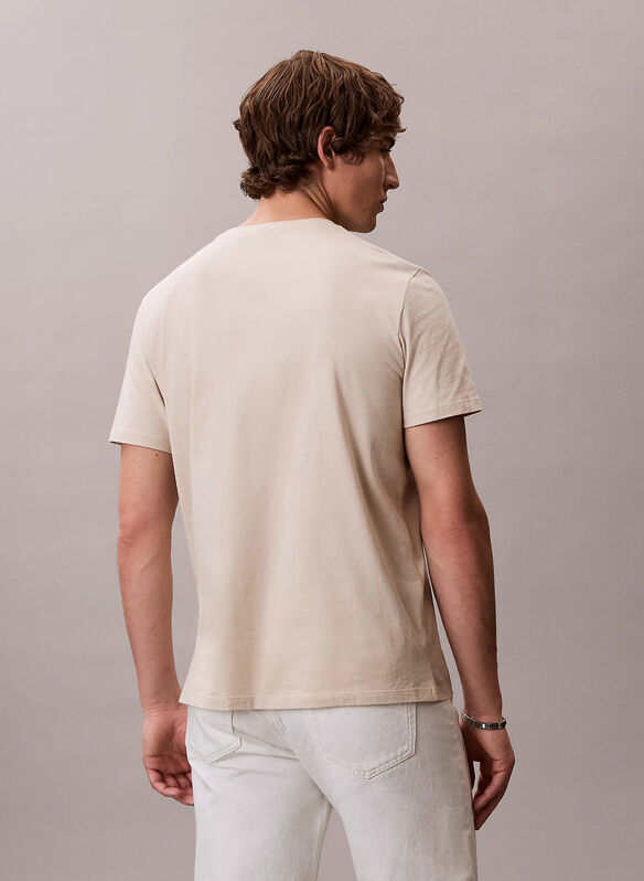 T-SHIRT CON MONOGRAMMA LOGO, 2JX SAND, medium