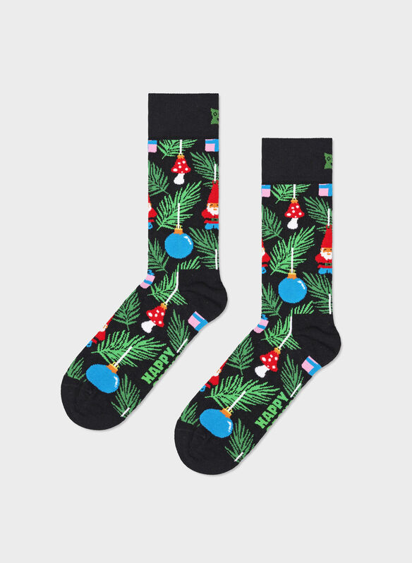 CALZA CHRISTMAS TREE DECORATION SOCK, BLACK, medium