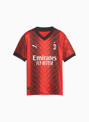 MAGLIA AC MILAN HOME 2023-24 RAGAZZO, 01 BLKRED, small