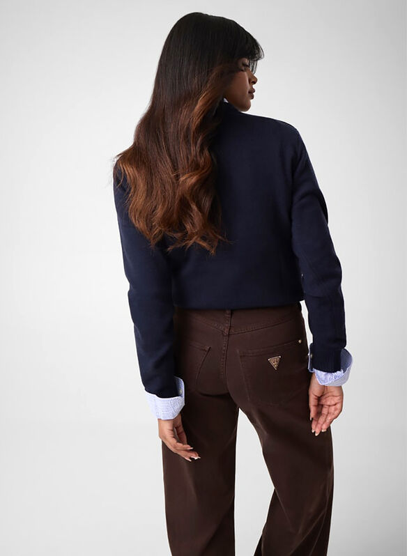 MAGLIONE ALICIA STAMPA ORSETTO, G7V2 NVY, medium