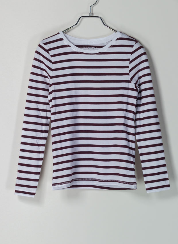 T-SHIRT NOOS RIGATA RAGAZZA, PORTROYAL, large