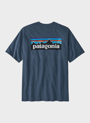 T-SHIRT P6 LOGO, BLUE, small