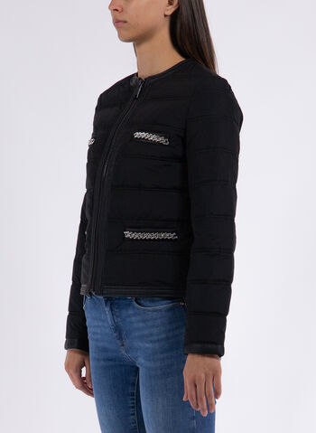 GIUBBOTTO IRENE COLLO CHANEL, JBLK BLK, small