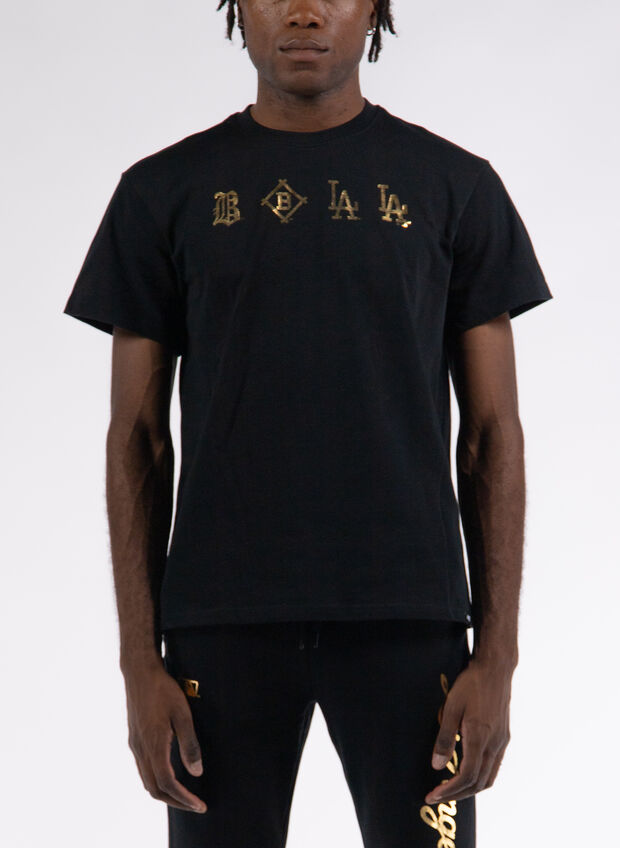 T-SHIRT LA GRAPHIC, JET BLACK, large