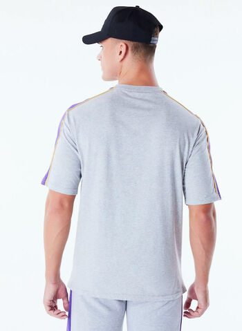 T-SHIRT OVERSIZE LA LAKERS NBA, GREY, small