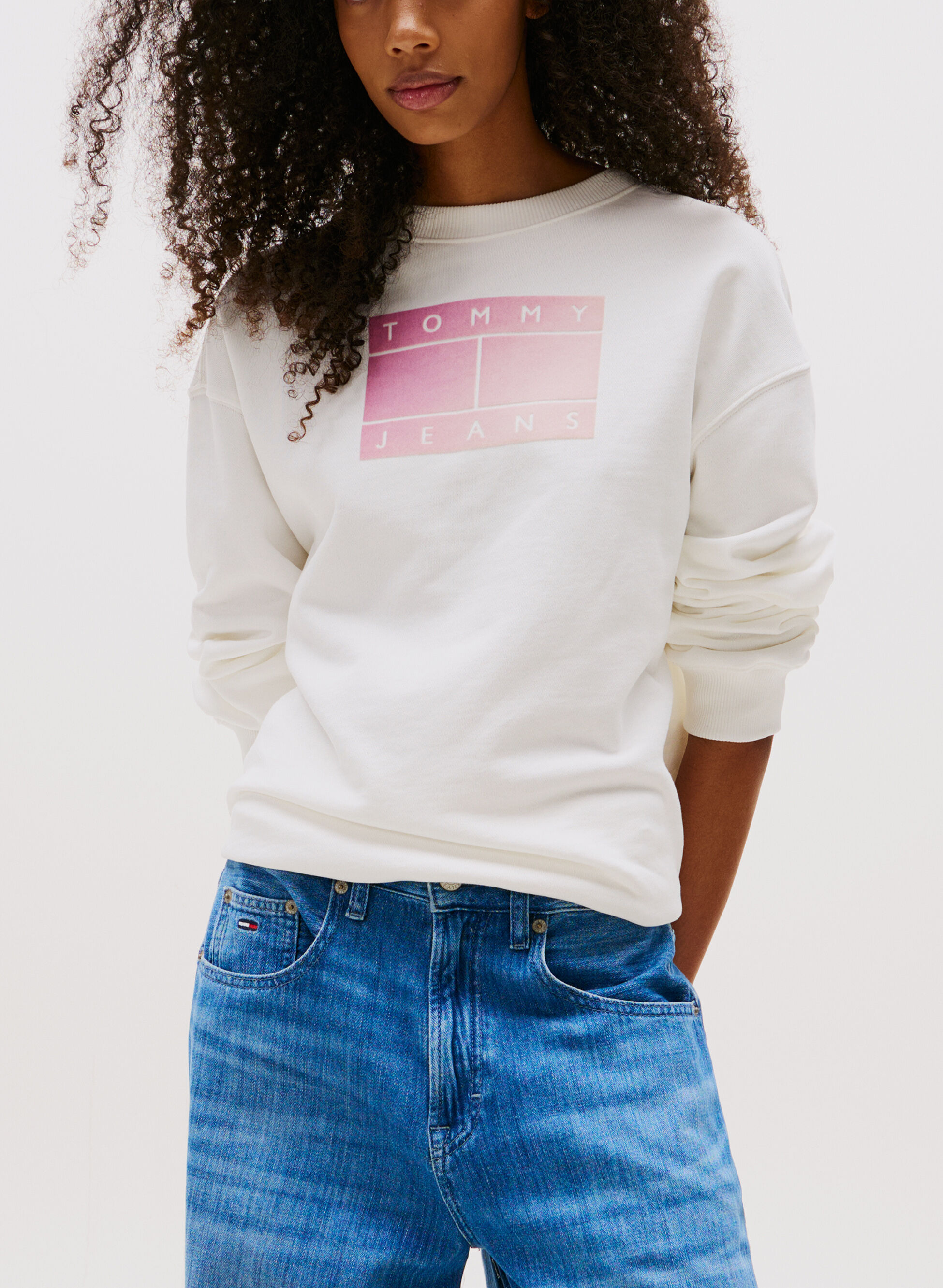 FELPA GIROCOLLO ESSENTIALS GRADIENT S