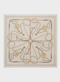 FOULARD FANTASIA, OFF PANNA, thumb