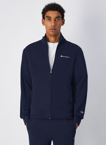 TUTA FULL ZIP MICRO LOGO, BS501 NVY, small