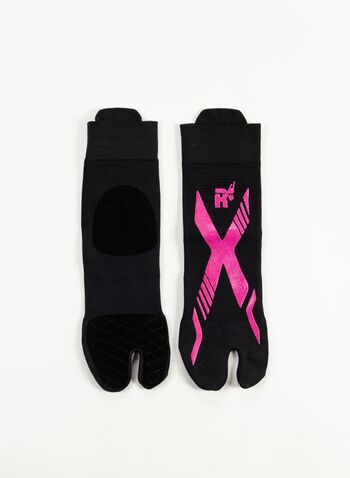 CALZA POOL ONE FINGER PISCINA, NERO-FUCSIA, small