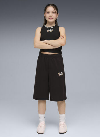 CANOTTA MID 90 CROP RAGAZZA, 01 BLK, small