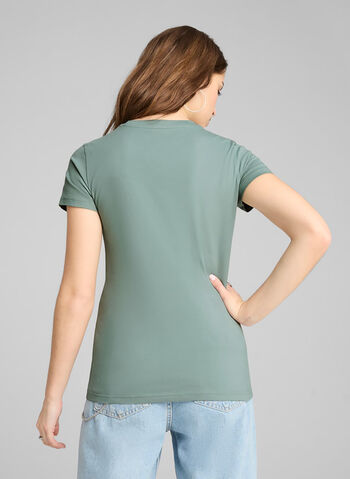 T-SHIRT CON LOGO GRAPHICS FLORAL CAT, 30 SALVIA, small