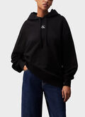 FELPA HOODIE CON LOGO, BEH BLK, thumb