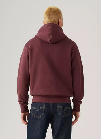 FELPA HOODIE, 0032 BORDEAUX, small