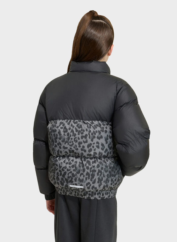 GIUBBOTTO INSERTO ANIMAL RAGAZZA, - BLK, medium