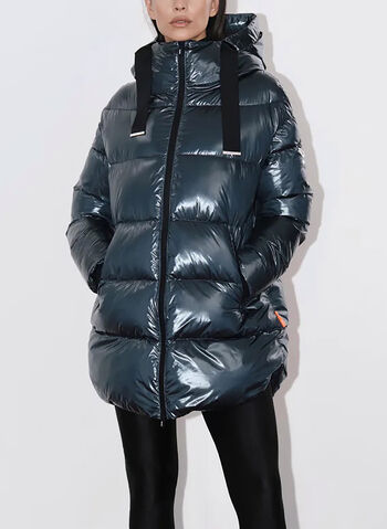 GIUBBOTTO POPULONIA BRIGHT LUCIDO, PETROL, small