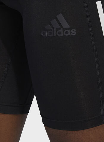 CICLISTA CORTI TECHFIT 3-STRIPES, BLK, small