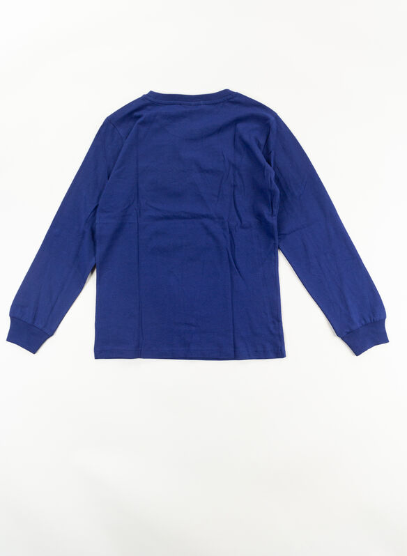 T-SHIRT LOGO RAGAZZO, BS559 ROYAL, medium