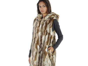 GILET PELLICCIA ECOLOGICA , , small