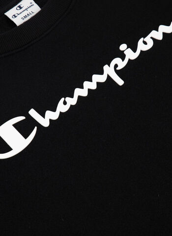 FELPA CON LOGO ESTESO STAMPATO, KK001BLK, small