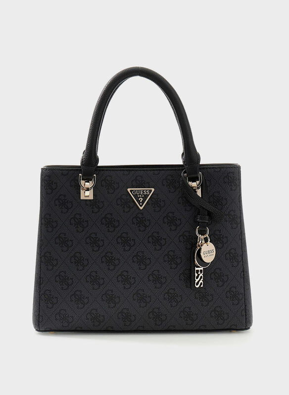 BORSA A MANO NOELLE 4G LOGO, CLO BLK, medium